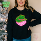 Glitter Cowboy Grinch Tee