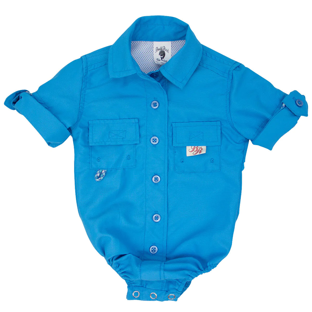 Ocean Blue Fishing Onesie