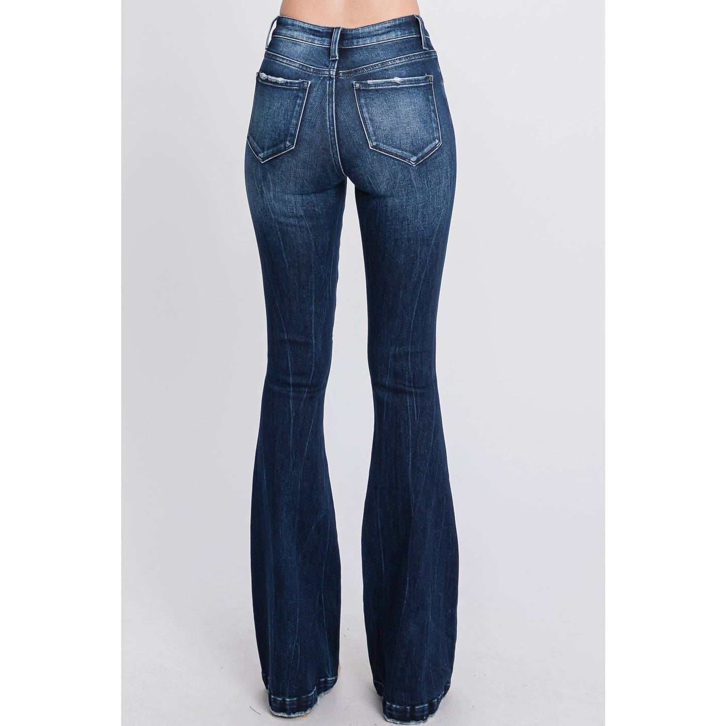 Destroyed Bell Bottom Jeans