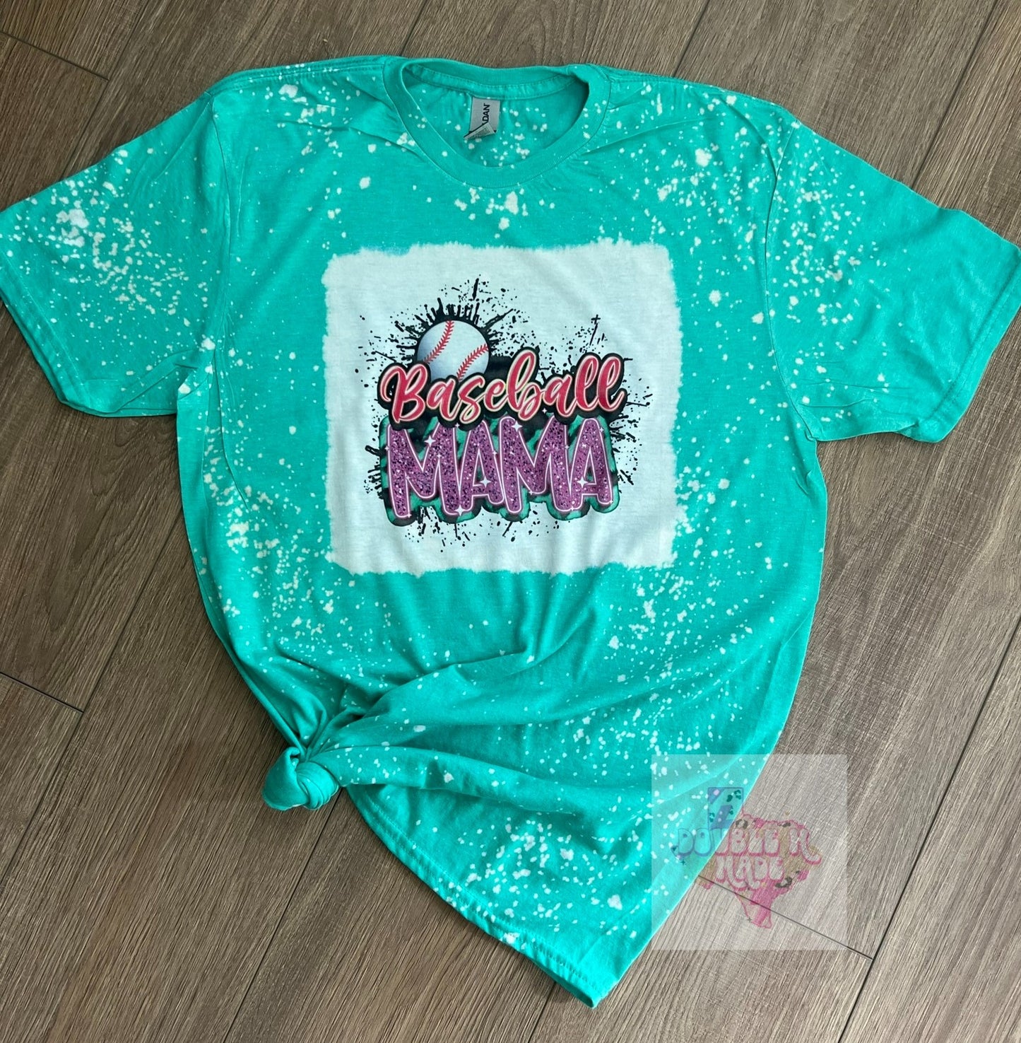 Baseball Mama Bleached Tee