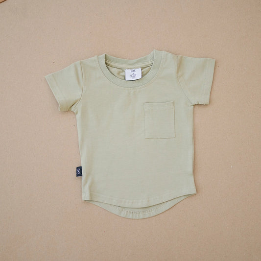 Green Pocket Tee