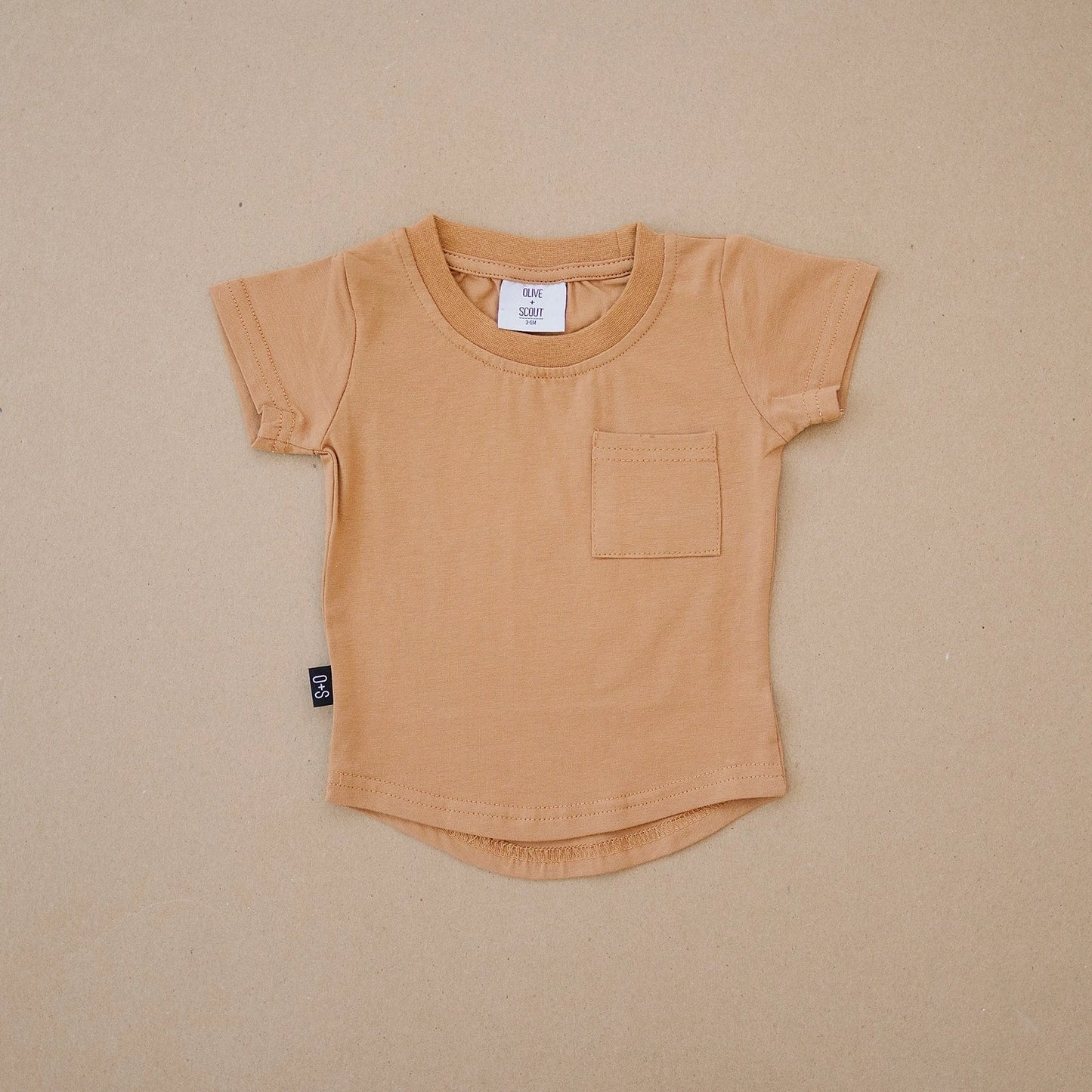 Brown Pocket Tee