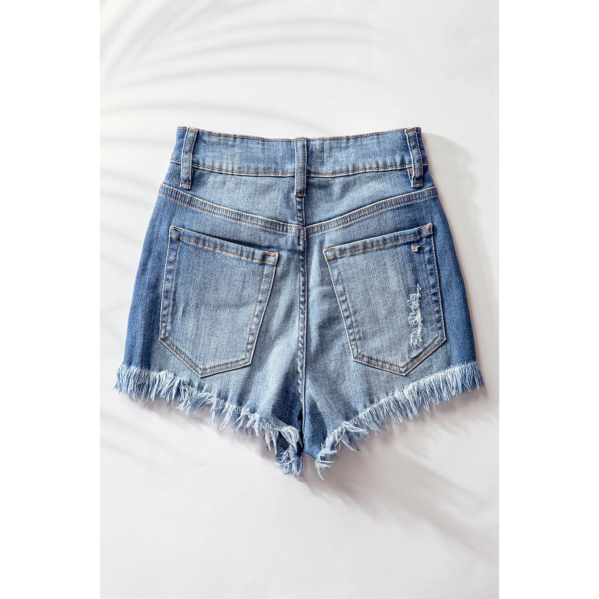 Urban High Rise Frayed Shorts