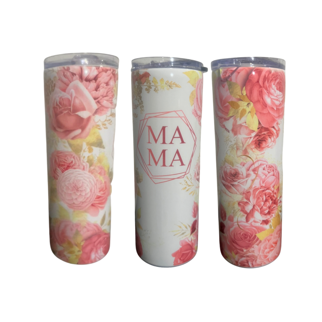 Mama Floral Tumbler