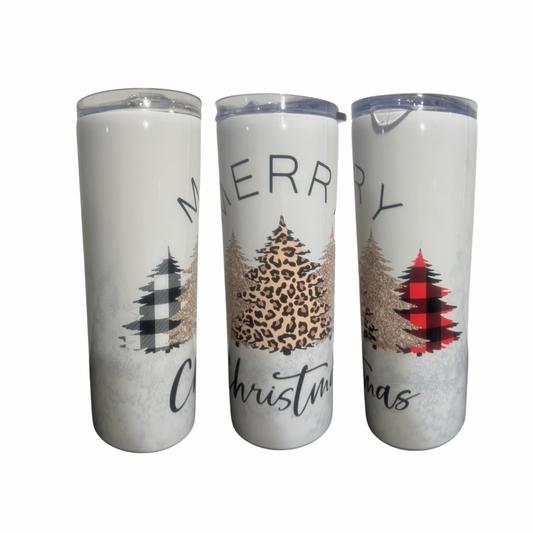 Merry Christmas Trees Tumbler