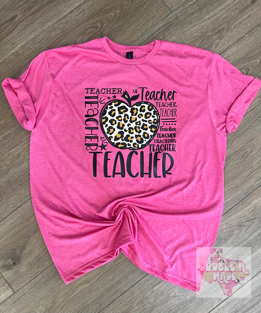 Teacher Apple Tee