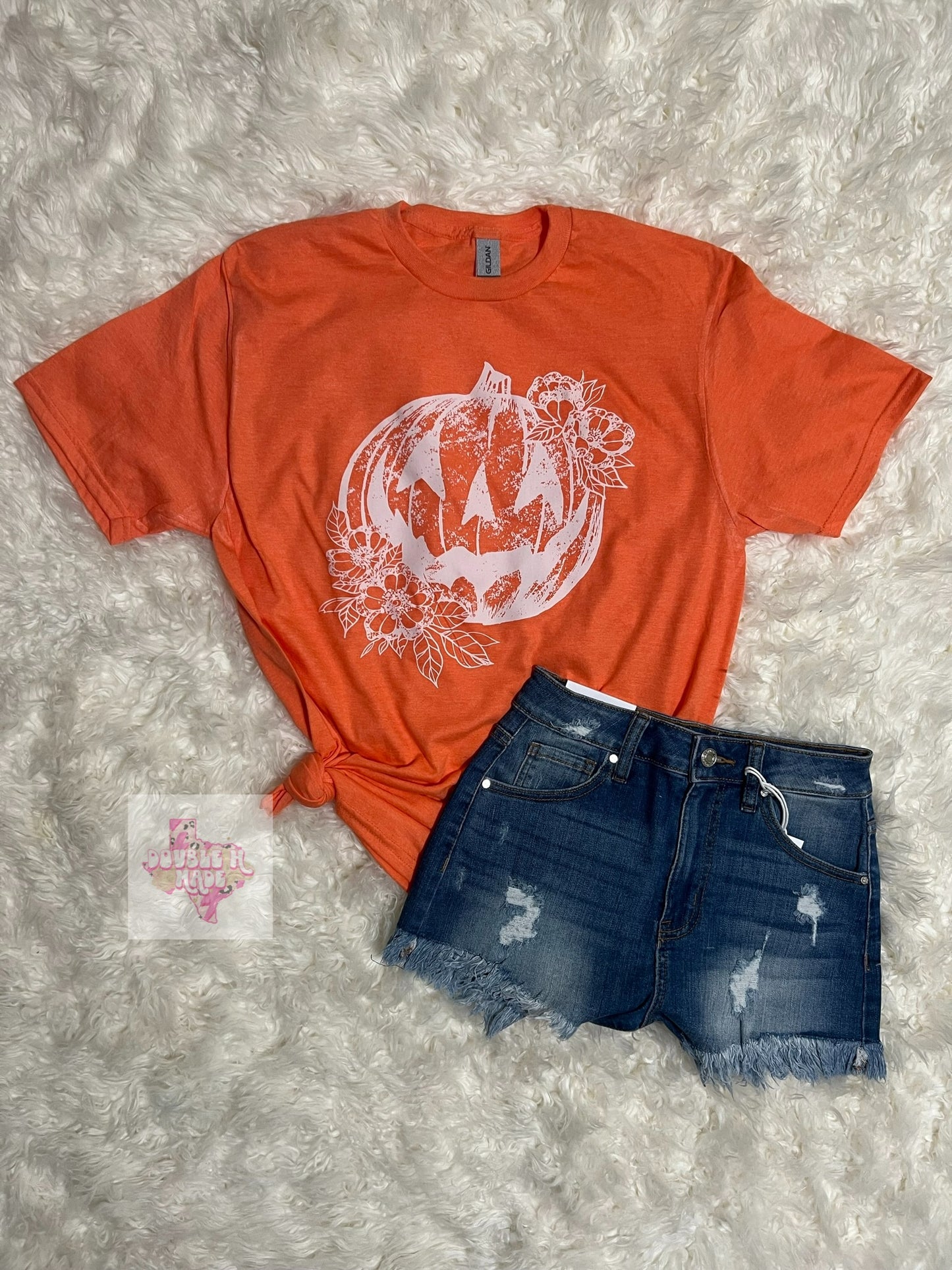 Grunge Pumpkin Tee